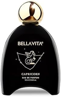 BELL VITA Zodiac Collection Capricorn | Long Lasting Perfume for Man and Woman |EDP 100ml | Pink Pepper, Jasmine and Vetiver Floral Premium Unisex Fragrance for Men and Women