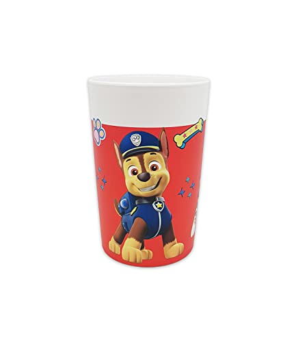 Procos 92850 - Mehrwegbecher Paw Patrol, 2 Stück, Fassungsvermögen 230 ml, wiederverwendbar, Partygeschirr