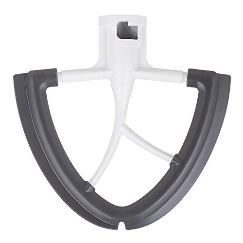 Flex Edge Beater for KitchenAid Bowl-Lift Stand Mixer 6 quart-Metal Flat beater
