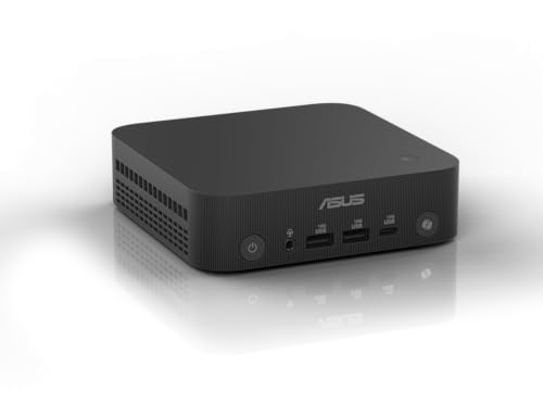 Image of ASUS ExpertCenter PN54 Full System Copilot+ PC with AMD Ryzen AI 5 340 Processor, 16GB DDR5 RAM, 512GB NVME SSD, WiFi 7 BT 5.4, Win 11 Pro Next Gen, Voice Command, Toolless Chassis Access, VESA Mount