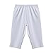 Catalog Classics Womens Capri Pants with Pockets Elastic Waist Pants for Women - White, 1X