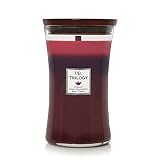 WoodWick Large Hourglass Candle, Sugared Berries, 21.5 oz