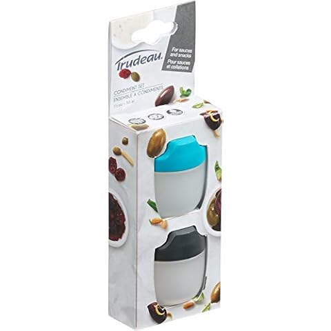 Trudeau Tropical/Gray Condiment Set of 2 Cover