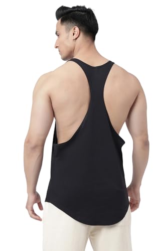 Image of FUAARK Men's Super Combed Cotton Tank Tops Gym Bodybuilding Vest Fitness Workout Sleeveless Stringers