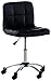 CLP Sedia Sgabello Lavoro Medica I Sedia Poltrona Centro Estetico Imbottita In Similpelle I Sedia Girevole E Regolabile, Colore:nero
