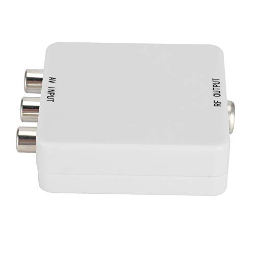 Modulador AV a RF con caja de controlador y frecuencias VHF dobles para señal de TV