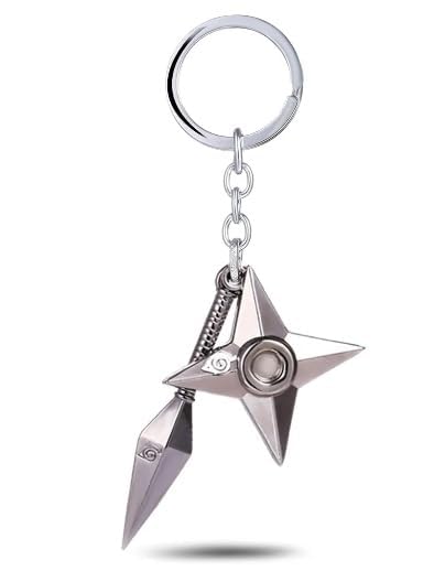 Blue Aura Naruto Metal Keychain | Keychain for Anime Fans | Kun-i Keychain | Anime Merchandise | Naruto Accessories | Naruto Figures