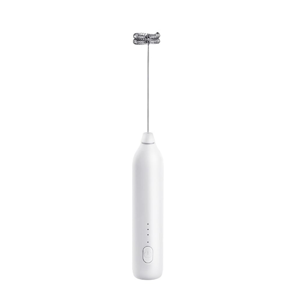 Rudiaoa Black Usb Rechargeable 3 Speed Electric Milk Frother Handheld Whisks Foams Maker For Coffee Lattes Hot