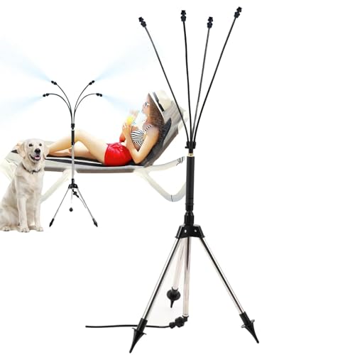 Mister da esterno per terrazze - Monsieur su supporto portatile | sistem di raffreddamento a nebulizzazione per patio, giardino, piscina, raffrescatore esterno estivo, terrazze, balconi