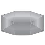 Tendine Telo copriauto, 4,2x2,1 m, argento, protezione UV e impermeabile Portaombrelli non incluso