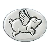 Basic Spirit Pocket Token Coin - Flying Pig/Anything's Possible - Handcrafted Pewter, Love Gift for Men and Women, Coin Collecting