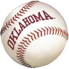 3 Inch Baseball OU University of Oklahoma Sooners Boomer Sooner Logo Removable Wall Decal Sticker Art Home Room Decor 3 by 3 Inches