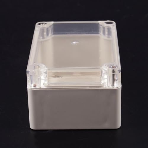 Boîte de jonction électronique boîtier plastique transparent 100 x 68 x 50 mm