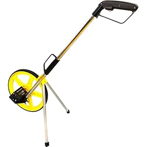 PRODIAMANT Rueda de mediciÃ³n de distancia 0 â 9999 m [plegable e iluminada] â Rueda de mediciÃ³n precisa con contador, soporte y bolsa de transporte, ideal para construcciÃ³n, mediciÃ³n y deportes