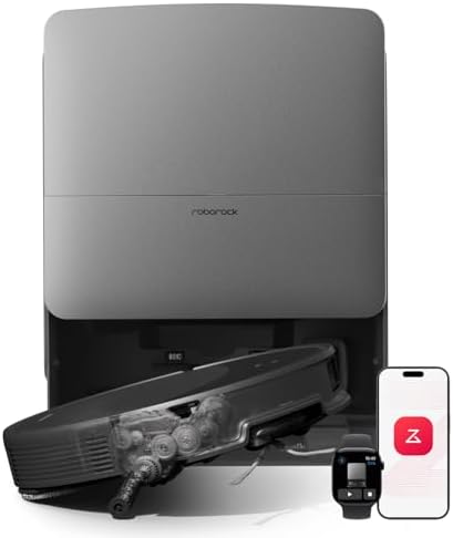 roborock Saros 20 Robot Aspirador Succión Extrema de 36000 Pa, Ch...
