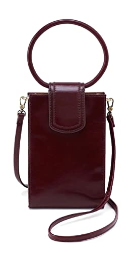 HOBO Sheila Leather Phone Crossbody (Merlot)