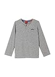 Regular fit s.Oliver Jungen T-Shirt Langarm Grey Melange 116/122.REG