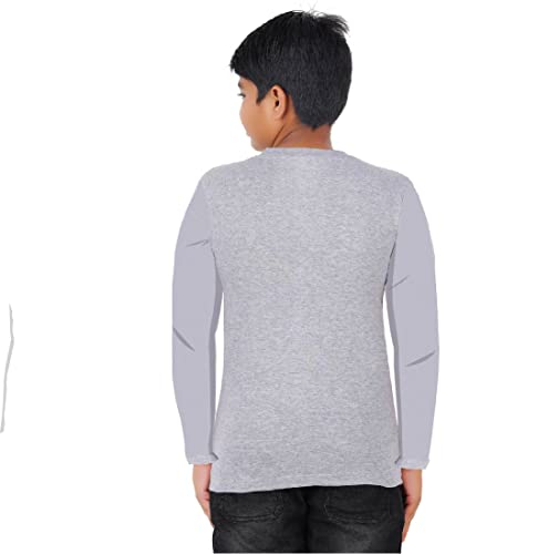 Image of CHECKERSBAY Boys Cotton Printed Full Sleeve T-Shirt