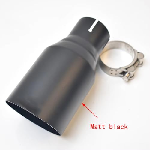 Punta de escape para coche de acero inoxidable con corte de barra protector 3