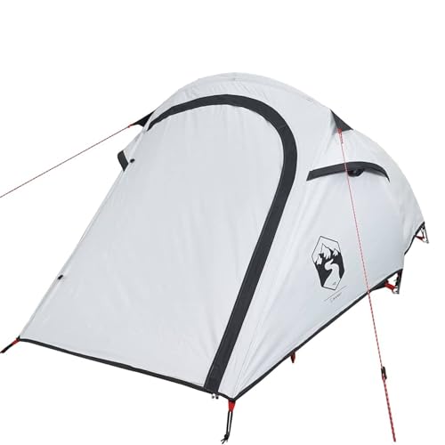 Tente tunnel 2 personnes en polyester 185T imperméable vert