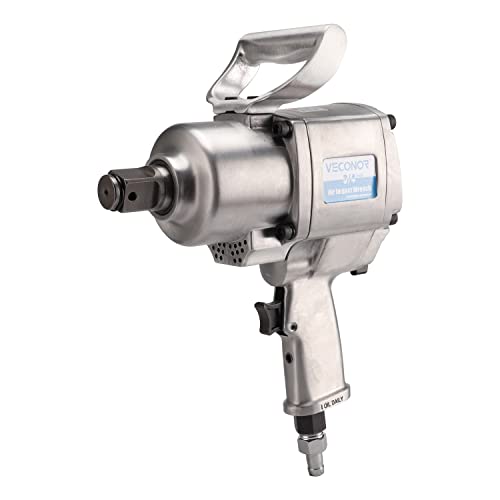 3/4インチ、エアインパクトレンチ、最大2000ニュートンメートル、ステンレス鋼材、シルバー
