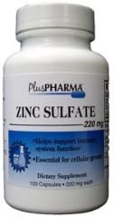 PlusPharma Zinc Sulfate 220mg Capsules