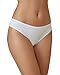 Produktbild Vanever Slips Damen, Baumwolle Bikini Slip, 5er Pack, Lycra Cotton Unterwäsche, Sexy Basic Unterhosen Weiß UK18