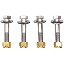 T-H Marine Jack Plate Bolt Kit 12-20 x 2-3/4 Fine Thread Bolts with Shoulder Stainless Steel Includes Lock Nuts & Washers Mounting Hardware for Outboard Motors