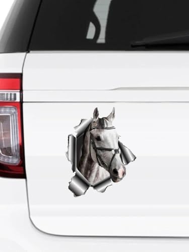 Décalcomanie cheval en vinyle pour capot de voiture, sticker 30cm