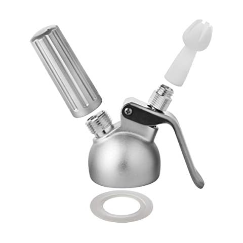 Cream Whipper Head Replacement - With Decorating Nozzles and Charger Holder - Whipped Cream parts Cover