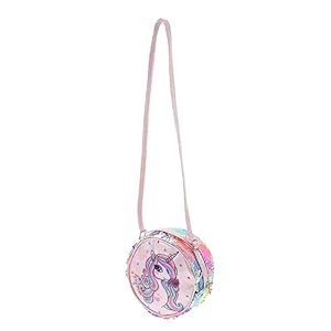 Belliffy Einhorn Pailletten Rosa Make-up Tasche