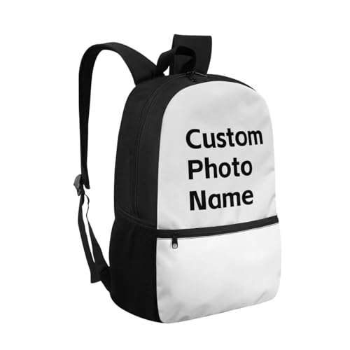 Luarisgur Personalized Backpacks For Kids Bookbag Custom Backpack Personalized With Name Photo Picture Boys School Bag Customize Backpack For Kids Teen Book Bag Back Pack thumb #1