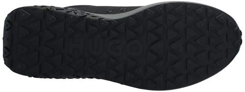HUGO Mens Logo Tape Canvas Mix Sneaker4