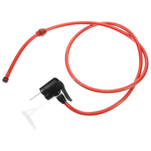 HOODANCOS Bike Inflator Hose Universal Reusable Inflating Hose with Plastic Head Compatible with Schrader, French, and American Valves for Bicycle Pump and Cycling Accessories