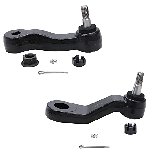Image of Detroit Axle - 12pc Front End Kit for 2001-2010 Chevy Silverado 2500HD | 3500HD GMC Sierra 2500 HD 3500 HD, H2, Upper Control Arms w /ball Joints Sway Bars Lower Ball Joints Tie Rods Pitman Idler Arm
