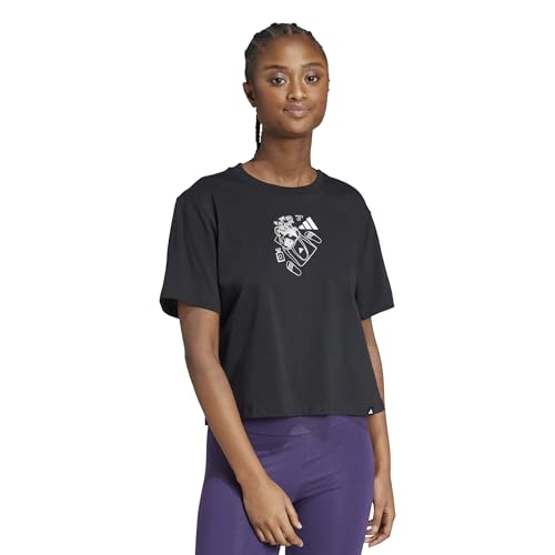 adidas 半袖 TシャツEMBROIDERY グラフィック Tシャツ JVJ06レディース