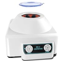 SWANSOFT 6x10ml PRP Zentrifuge, Labor PRP Tischzentrifuge with 1685xg, 4000rpm, 0-60min Zeitschaltuhr, Laborzentrifuge für Medizinische Zwecke