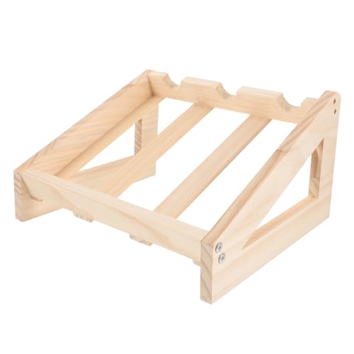 Soporte de madera para botellas de vino miniatura 1