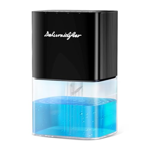 Dehumidifier 58OZ 1657ML Small Dehumidifier for Home Safety Dehumidification 5 Timers 3 Setting...