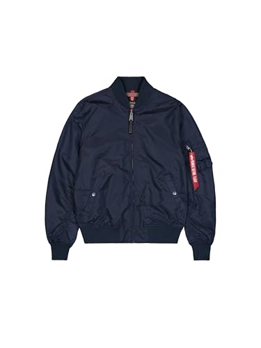 Amazon.com: ALPHA INDUSTRIES MA-1 TT Bomber Jacket | Rep Blue
