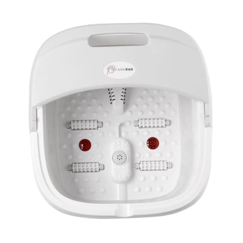 PERSELOSO 1個 折りたたみ足湯バケツ マニ スパボウル 足洗い ポータブル スパ ホットタブ 旅行用足湯 パイド detox のそみ ホームフットバケツ 足つぼ pp 白い