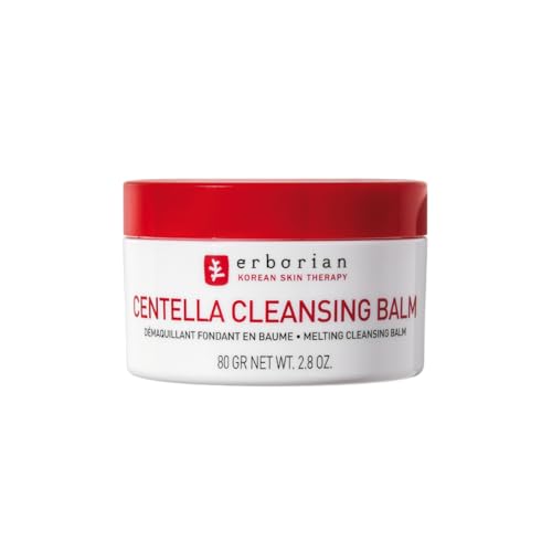 Erborian - Centella Cleansing Balm - Bálsamo Desmaquillante Facial y Ojos - Enriquecido con Centella Asiática, Aceite de Coco y Manteca de Karité - Limpiador Suave y Nutritivo - 180g