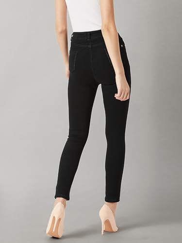 Image of Miss Chase Women's Skinny Fit High Rise Stretchable Denim Jeans