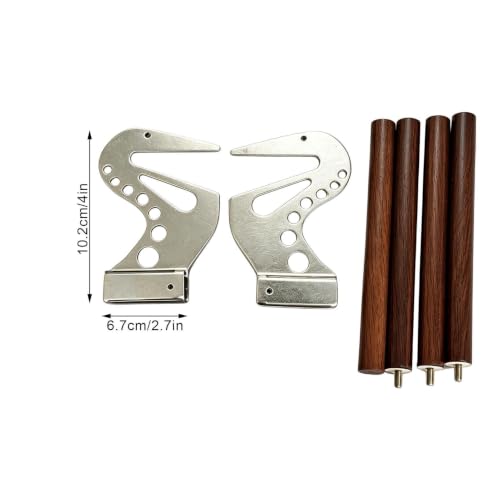 Puente de soporte de mano de metal con 2 piezas portátiles para dibujar y detallar en casa 7