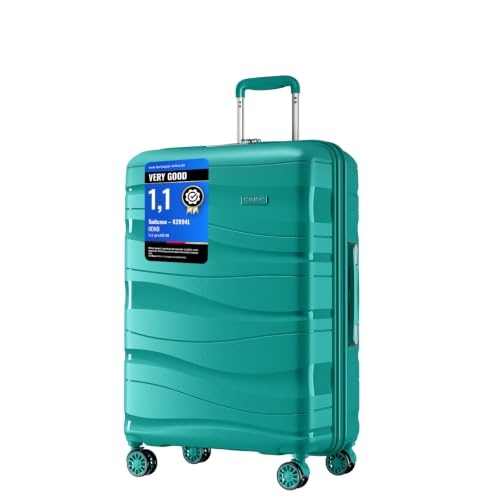 Image of Kono Medium Suitcase 24 Inch, Durable Checked Luggage for Holiday Travel