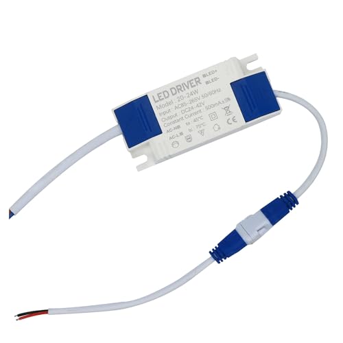 Controlador LED 20-24W 500mA transformador de corriente constante para panel 2