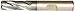 CLEVELAND Sq. End Mill,Single End,Pow Met,5/8" C41159