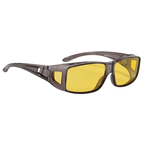 Gafas de conducción nocturna para hombre, lentes polarizadas ajustables con protección UV, lentes polarizadas para conducción nocturna, para adultos, conductores de camiones, pesca, camping, correr