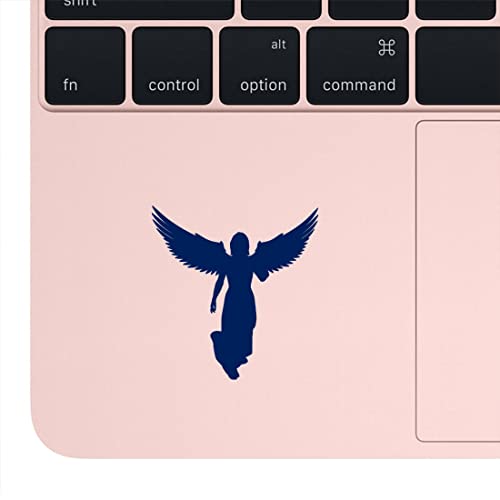 Image of Angel With Wings (Navy Blue) (Set Of 2) Premium Waterproof Vinyl Decal Stickers For Laptop Phone Accessory Helmet Car Window Bumper Mug Tuber Cup Door Wall Decoration