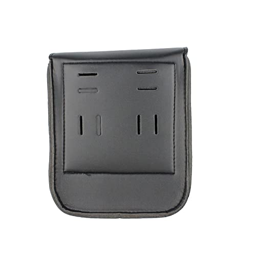Alforja lateral para motocicleta, bolsa de herramienta de cuero PU impermeable para almacenamiento miniatura 4
